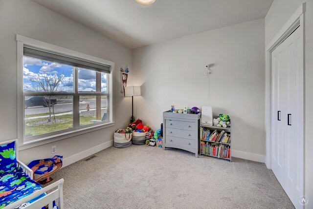 2800 Ashley Ave, East Helena, MT 59635 - playroom with carpet floors and baseboards