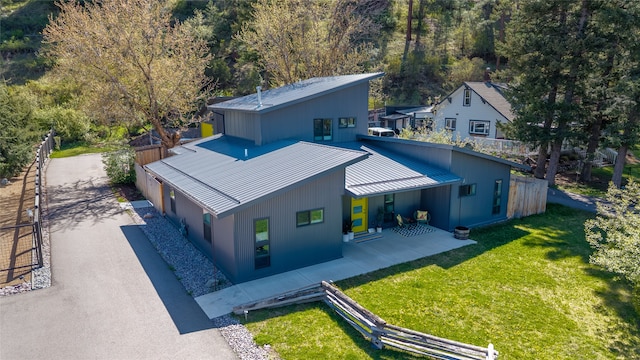 aerial view