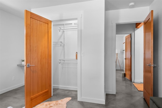 view of closet