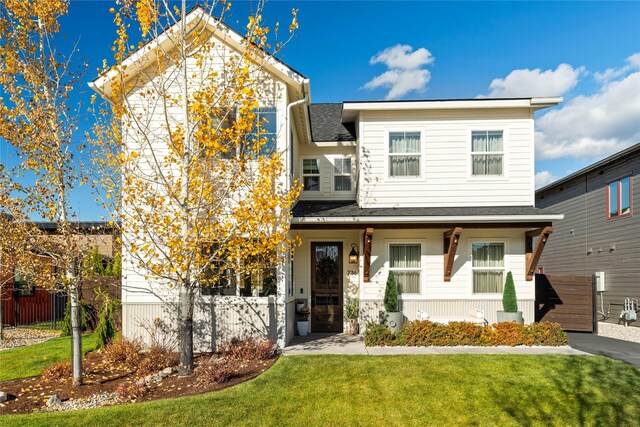 736 Cottonwood Ct, Whitefish, MT 59937 - view of front of house featuring a shingled roof