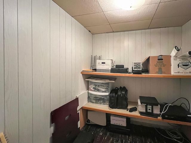 view of storage room