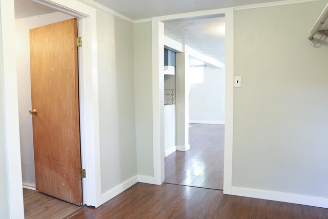 2060 Schilling St, Missoula, MT 59801 - corridor with baseboards and wood finished floors