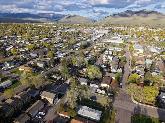 2060 Schilling St, Missoula, MT 59801 - bird's eye view with a mountain view and a residential view