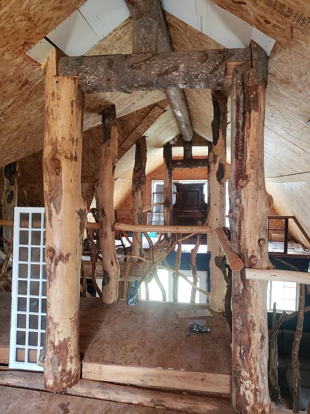 513 Spruce Gulch Rd, Helmville, MT 59843 - view of attic