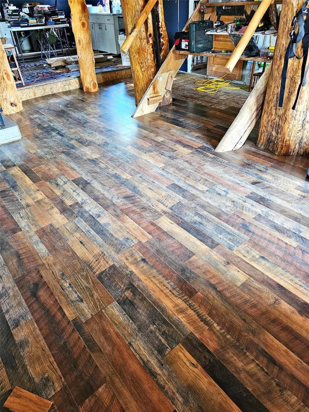 interior details featuring wood finished floors