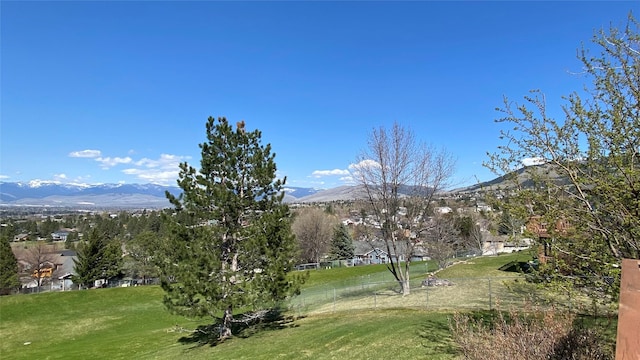 view of mountain feature