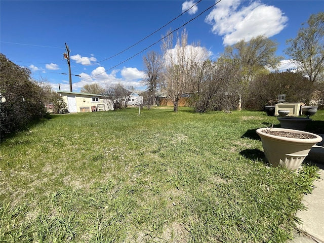 view of yard