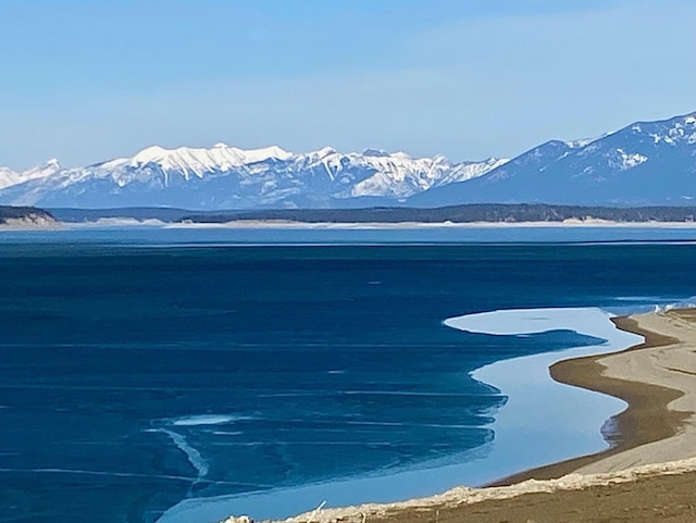 property view of water with a mountain view