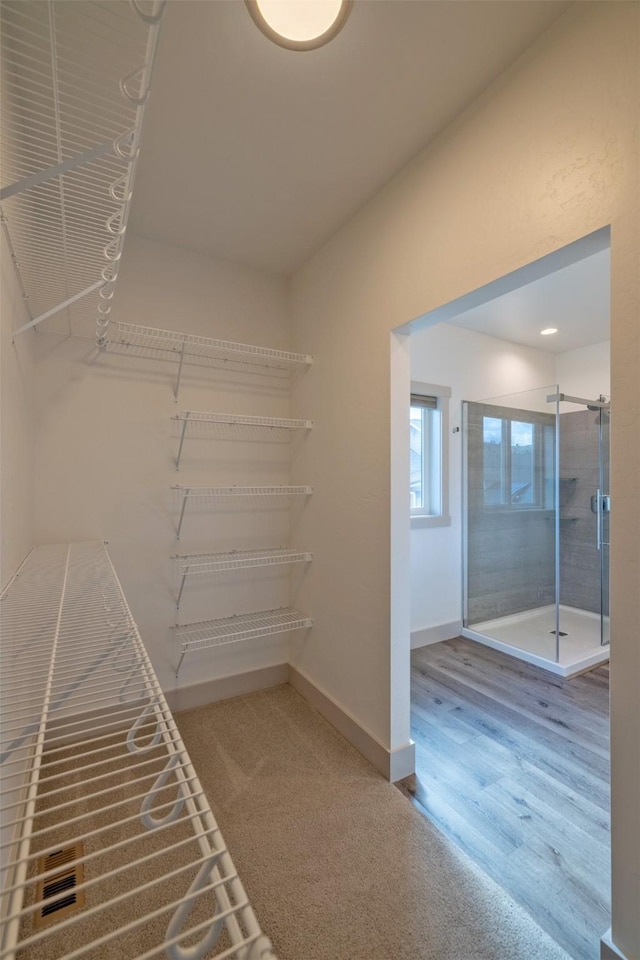 5498 Thimbleberry Loop, Helena, MT 59602 - spacious closet with carpet and wood finished floors
