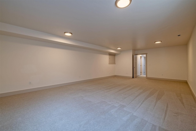 5498 Thimbleberry Loop, Helena, MT 59602 - unfurnished room featuring recessed lighting, baseboards, and light carpet