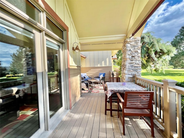 107 Crescent Lndg, Polson, MT 59860 - view of wooden deck
