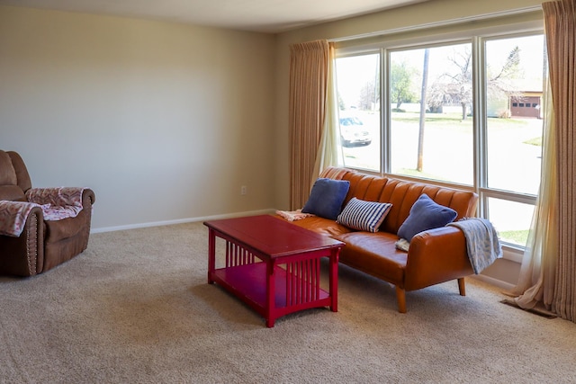 interior space with baseboards