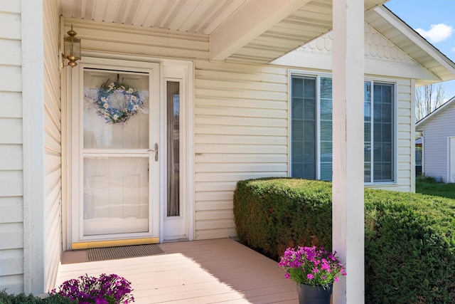 view of property entrance