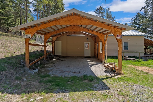 100 Dawson Trl, Kalispell, MT 59901 - view of vehicle parking featuring a detached carport