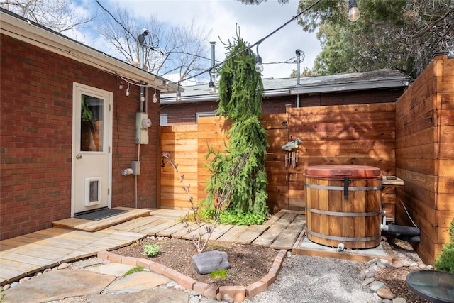 1702 Bancroft St, Missoula, MT 59801 - exterior space with a hot tub