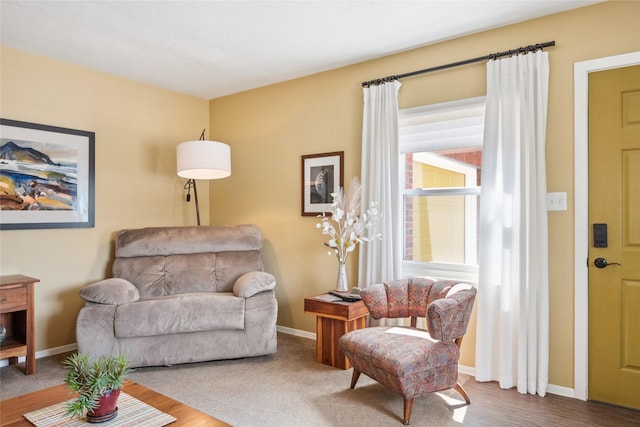 1702 Bancroft St, Missoula, MT 59801 - living area featuring baseboards and wood finished floors