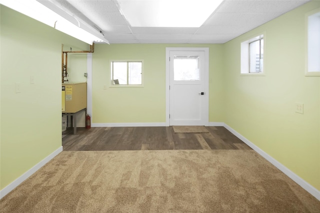 330 Bowman Rd, Hamilton, MT 59840 - foyer entrance featuring carpet and a drop ceiling