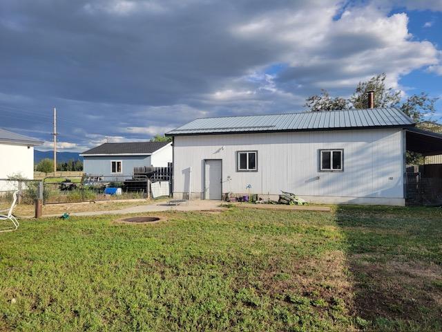 2421 Clark St, Victor, MT 59875 - back of property featuring metal roof