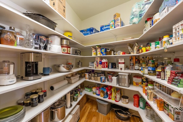 view of pantry