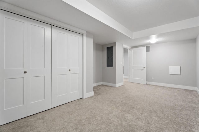 2421 Half Hitch Dr, Missoula, MT 59808 - finished below grade area featuring baseboards, carpet flooring, and electric panel