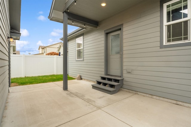 2421 Half Hitch Dr, Missoula, MT 59808 - view of patio / terrace with entry steps and fence