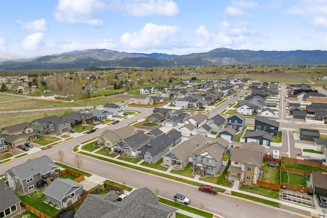 2421 Half Hitch Dr, Missoula, MT 59808 - drone / aerial view featuring a mountain view and a residential view