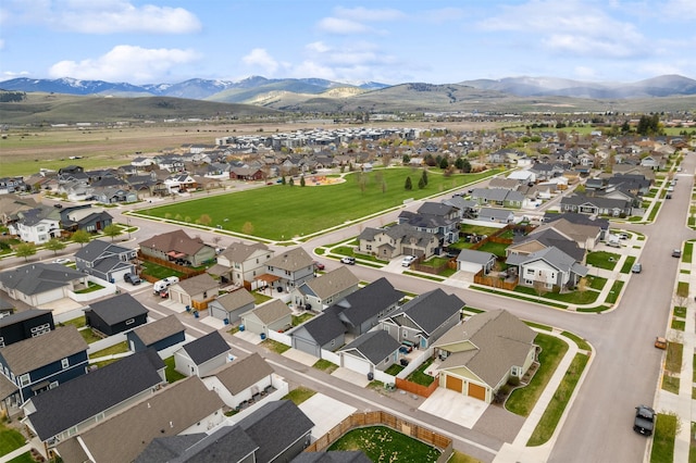 2421 Half Hitch Dr, Missoula, MT 59808 - bird's eye view featuring a residential view and a mountain view