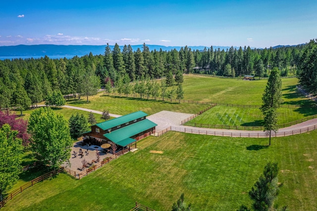 420 Deer Creek Rd, Lakeside, MT 59922 - aerial view of sparsely populated area with a pastoral area