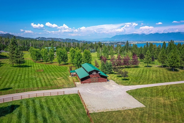 420 Deer Creek Rd, Lakeside, MT 59922 - aerial view of a water and mountain view