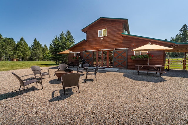 420 Deer Creek Rd, Lakeside, MT 59922 - view of community featuring a barn and an outbuilding