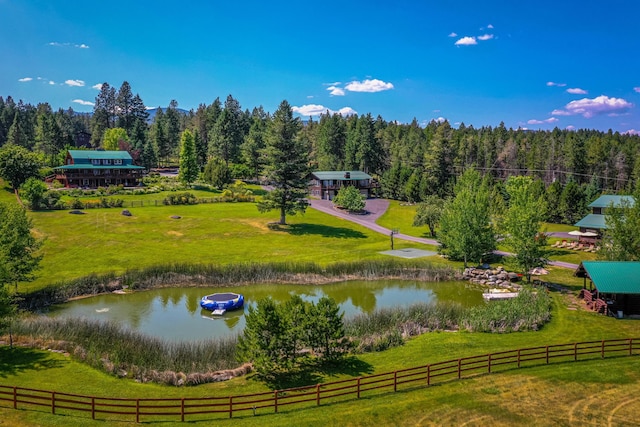 420 Deer Creek Rd, Lakeside, MT 59922 - surrounding community featuring a wooded view and a water view