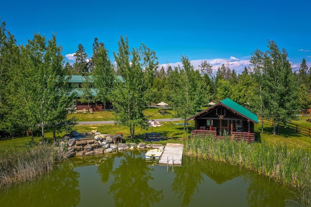 420 Deer Creek Rd, Lakeside, MT 59922 - dock area with a water view