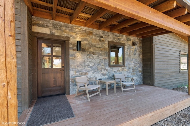 view of deck