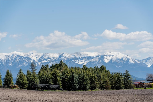 view of mountain feature