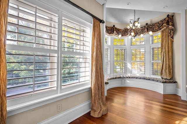305 Columbia Ave, Whitefish, MT 59937 - unfurnished sunroom with healthy amount of natural light and a chandelier