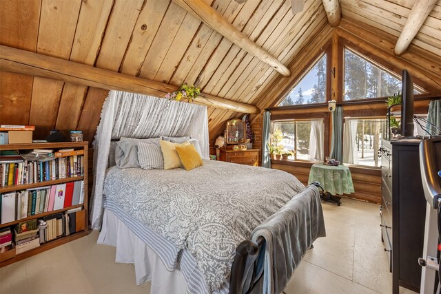 1441 Bonanza Dr, Sula, MT 59871 - bedroom featuring wood ceiling