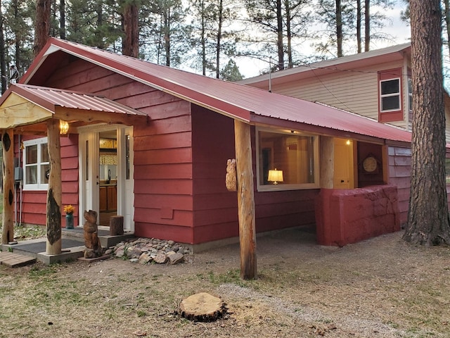 4056 Snow Fleury Ln, Lincoln, MT 59639 - view of side of property with metal roof