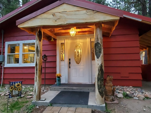 4056 Snow Fleury Ln, Lincoln, MT 59639 - view of property entrance
