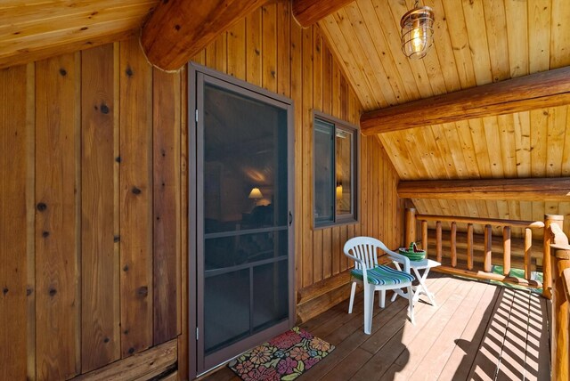 662 S Foys Lake Dr, Kalispell, MT 59901 - view of wooden terrace