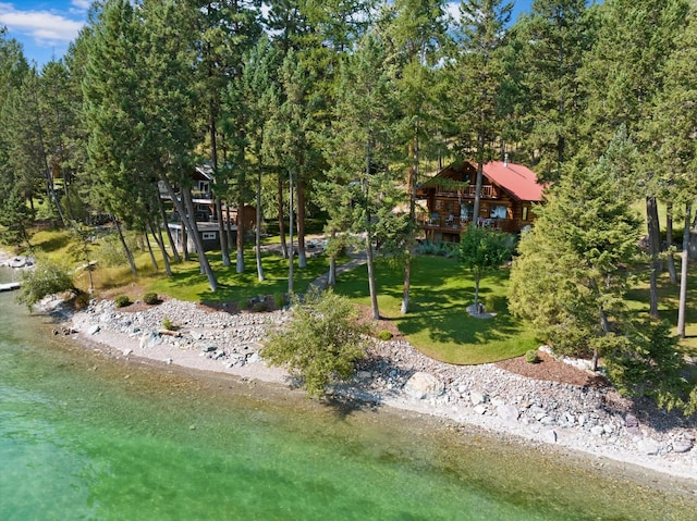 662 S Foys Lake Dr, Kalispell, MT 59901 - surrounding community with a lawn
