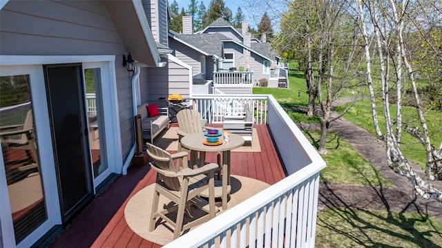 view of deck