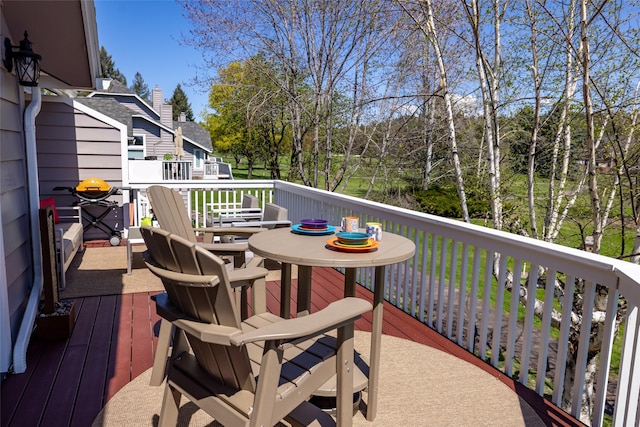 view of deck