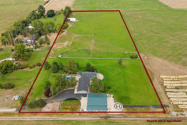 61574 Hillside Rd, Saint Ignatius, MT 59865 - drone / aerial view featuring a rural view