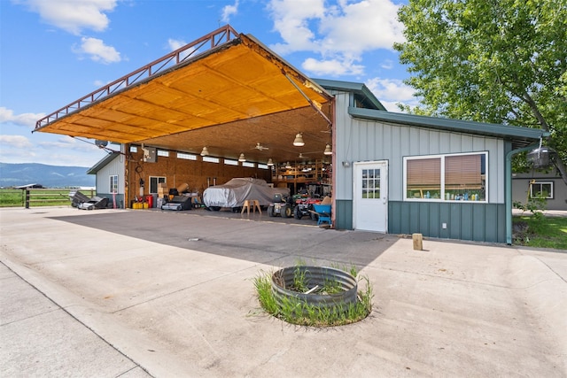 61574 Hillside Rd, Saint Ignatius, MT 59865 - exterior space featuring concrete driveway and an attached carport