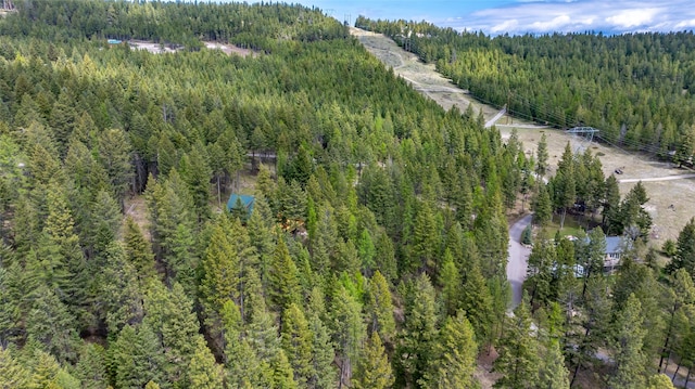 148 Muley Rd, Lakeside, MT 59922 - aerial view with a forest view