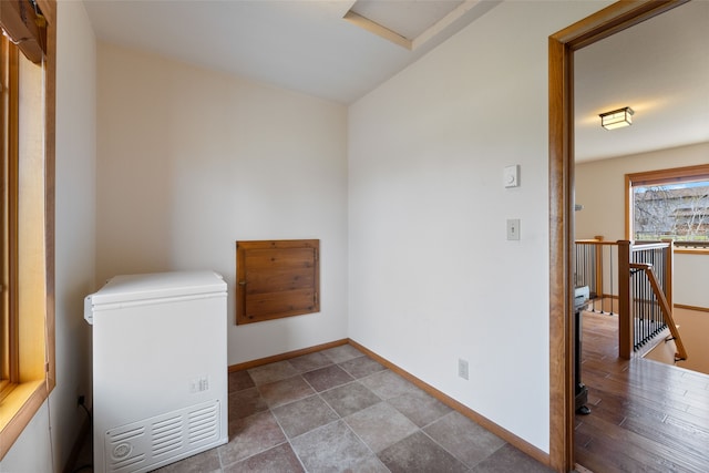 6280 Alamosa Ln, Bozeman, MT 59718 - clothes washing area with attic access and baseboards