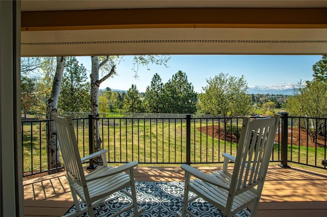 view of deck