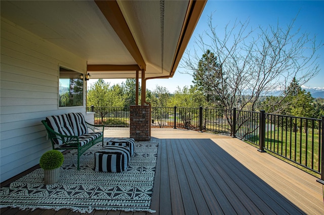 view of deck