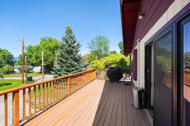 1108 9th St E, Polson, MT 59860 - deck with grilling area
