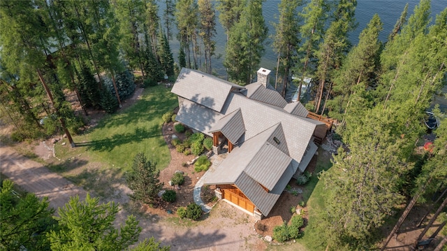 144 S Shore Pl, Seeley Lake, MT 59868 - view from above of property featuring a large body of water